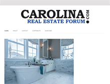 Tablet Screenshot of carolinarealestateforum.com